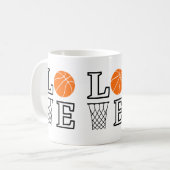Basketball Hoops, Basketball Player Gift Koffiemok (Voorkant links)