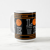Basketball Hoops, Basketball Player Gift Koffiemok (Voorkant links)