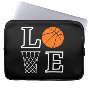 Basketball Hoops, Basketball Player Gift Laptop Sleeve