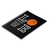 Basketball Hoops, Basketball Player Gift Notitieboek (Linkerzijde)