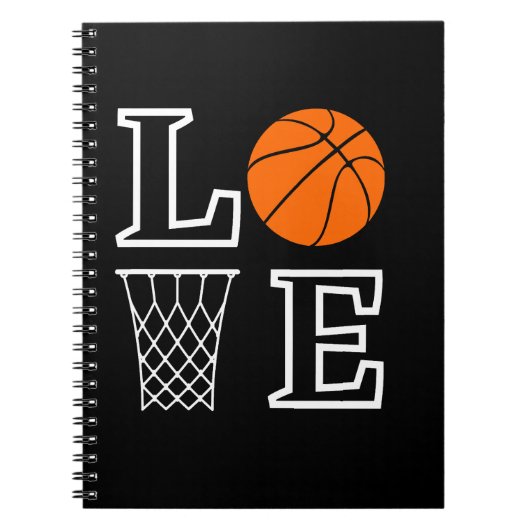 Basketball Hoops, Basketball Player Gift Notitieboek (Voorkant)