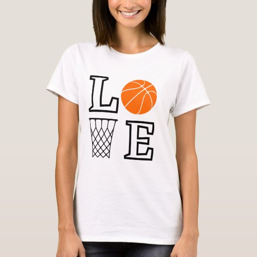 Basketball Hoops, Basketball Player Gift T-shirt (Voorkant)
