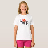 Basketball Hoops, Basketball Player Gift T-shirt (Voorkant volledig)