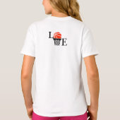 Basketball Hoops, Basketball Player Gift T-shirt (Achterkant)