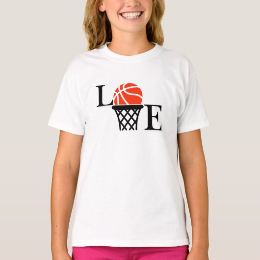 Basketball Hoops, Basketball Player Gift T-shirt (Voorkant)
