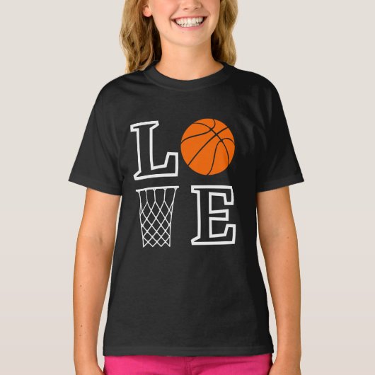 Basketball Hoops, Basketball Player Gift T-shirt (Voorkant)