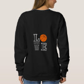 Basketball Hoops, Basketball Player Gift Trui (Achterkant)