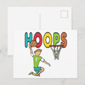 Basketball Hoops Briefkaart (Voorkant / Achterkant)