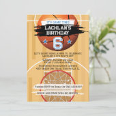 Basketball Hoops Het is Speltijd Alle Star Birthda Kaart (Staand voorkant)