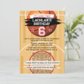 Basketball Hoops Het is Speltijd Alle Star Birthda Kaart (Staand voorkant)