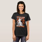 Basketball Hoops Hooping Bball Baller Wheelchair B T-shirt (Voorkant volledig)