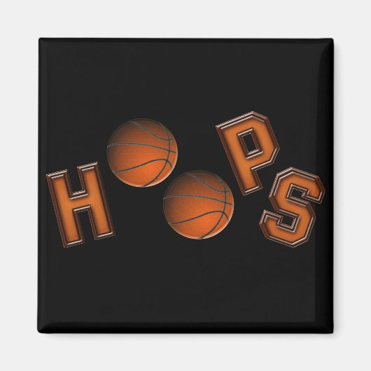 Basketball Hoops Magneet (Voorkant)