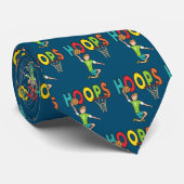 Basketball Hoops Stropdas (Opgerold)