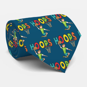 Basketball Hoops Stropdas