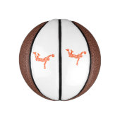 Basketball Hoops Sybol Slam Jump Time Basketbal (Verticaal)