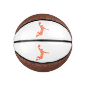 Basketball Hoops Sybol Slam Jump Time Basketbal (Voorkant)