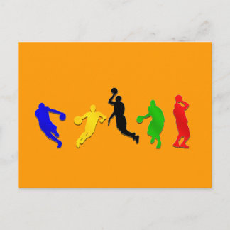 Basketball    hoopsbasketbal briefkaart