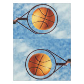 Basketball Hottest Shot Cotton Tablecloth. Tafelkleed (Voorkant)