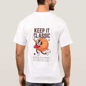 BasketBall Houd het Klassiek T-shirt (Achterkant)