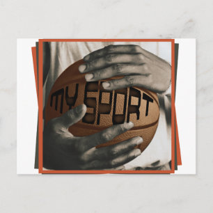 BASKETBALL HUG - MIJN SPORT - GIFTEN BRIEFKAART