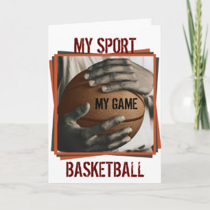 BASKETBALL HUG - MY SPORT CARD KAART