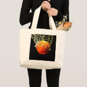 Basketball I Love Grote Tote Bag (Voorkant (product))