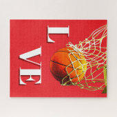 Basketball I Love Legpuzzel (Horizontaal)