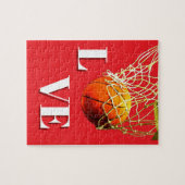 Basketball I Love Legpuzzel (Horizontaal)