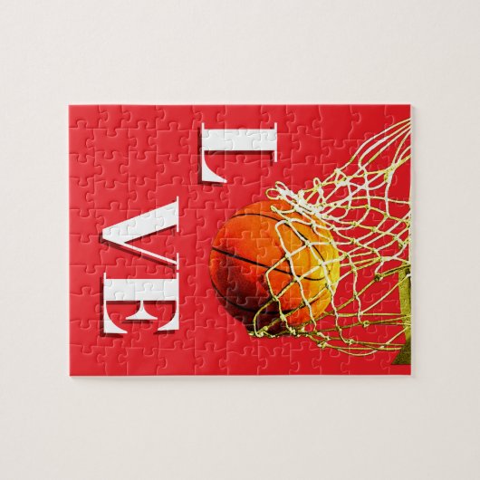 Basketball I Love Legpuzzel (Horizontaal)