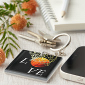 Basketball I Love Sleutelhanger (Voorkant Rechts)