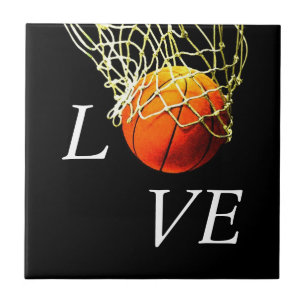 Basketball I Love Tegeltje