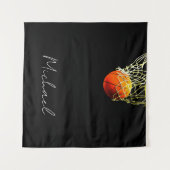 Basketball I Love Wandkleed (Voorkant (horizontaal))