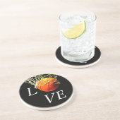 Basketball I Love Zandsteen Onderzetter (Zijkant)