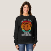 Basketball ik ben hier voor het Halftime Show Trui (Voorkant volledig)