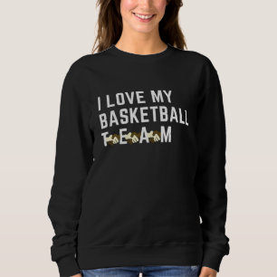 Basketball . Ik hou van mijn team. Hoops Season. 6 Trui