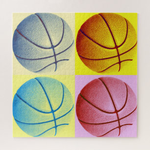 Basketball Illustration Painting Pop Art Sports Legpuzzel