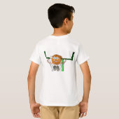 Basketball in de Hoop T-shirt (Achterkant volledig)
