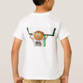 Basketball in de Hoop T-shirt (Achterkant)