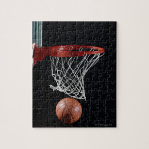 Basketball in Hoop Legpuzzel
