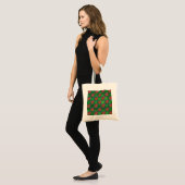 Basketball in kerstmis Wreath Tote Bag (Voorkant (model))