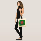 Basketball in kerstmis Wreath Tote Bag (Voorkant (model))