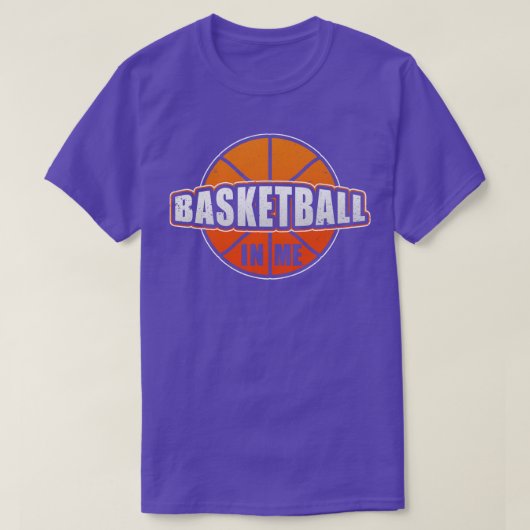 Basketball in Me Basketball Player Trainer T-shirt (Design voorkant)