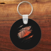 Basketball in me Design Sleutelhanger (Voorkant)