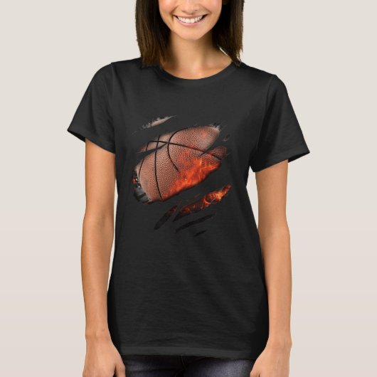 Basketball in me Design T-shirt (Voorkant)