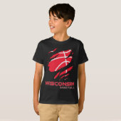 Basketball in nood Het Bisgger-landhuis Wiscon T-shirt (Voorkant volledig)