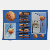 Basketball Inspiration Composition, Theedoek (Horizontaal)