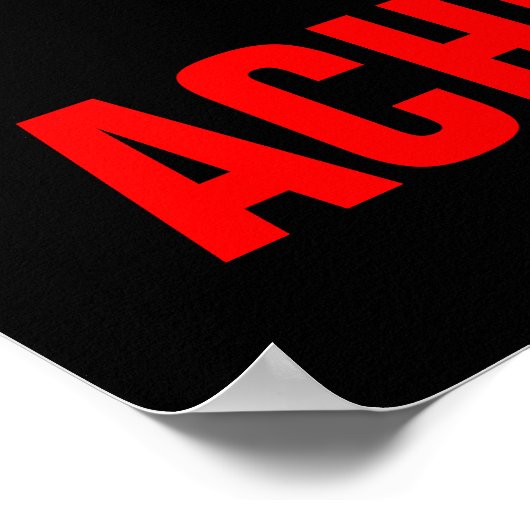 Basketball Inspirerend bereiken Motivatie Poster (Hoek)