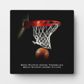 Basketball Inspirerend Citaat Inspire Spelers Fotoplaat (Voorkant)