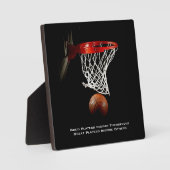 Basketball Inspirerend Citaat Inspire Spelers Fotoplaat (Voorkant)