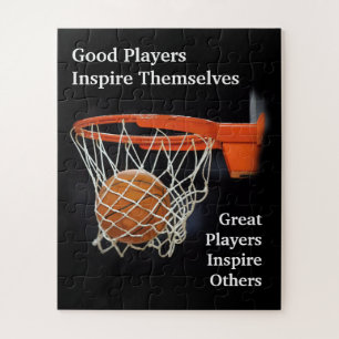 Basketball Inspirerend Citaat Inspire Spelers Legpuzzel